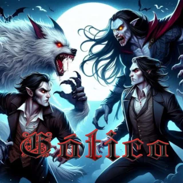 Gotico Emor Rock Metal Vampire Wolf Solitario — grupos de WhatsApp