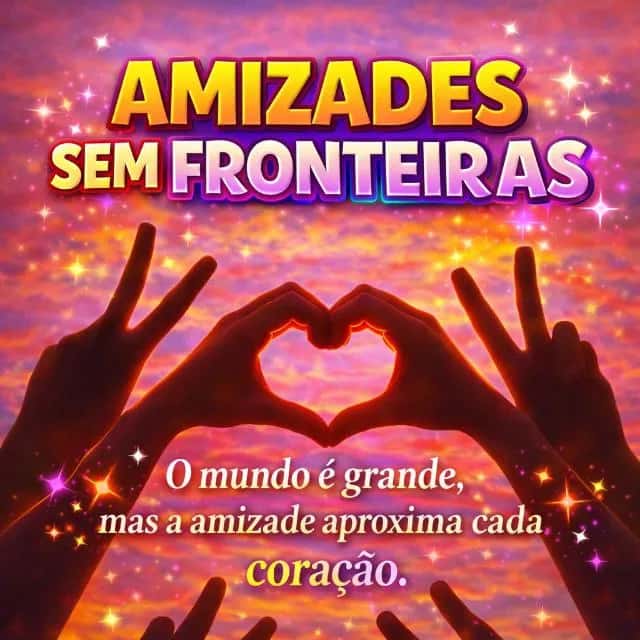 Amizades Sem Fronteiras — grupos de WhatsApp