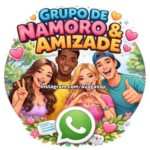 Namoro ou Amizade São Paulo — grupos de WhatsApp