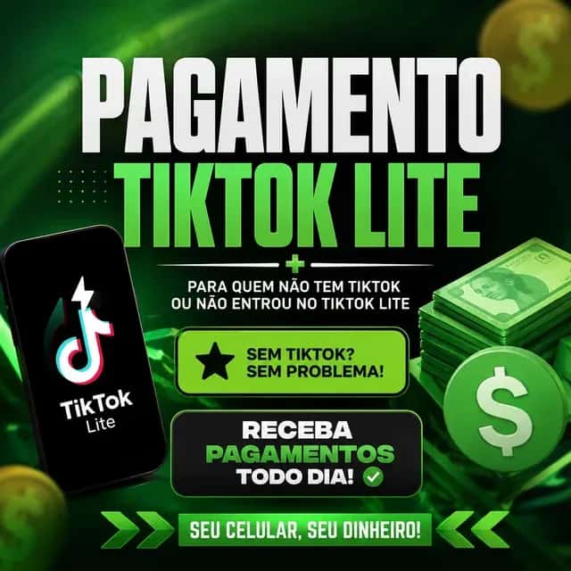 Tik Tok Lite Pago Quem Não Tem — grupos de WhatsApp