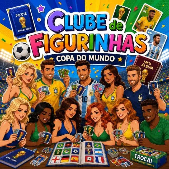 CLUBE DE FIGURINHAS — grupos de WhatsApp