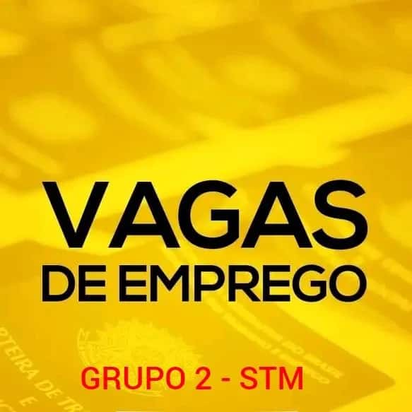 Busca De Empregos II Stm — grupos de WhatsApp