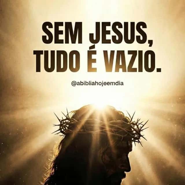 Sem Jesus Tudo E Vazio — grupos de WhatsApp