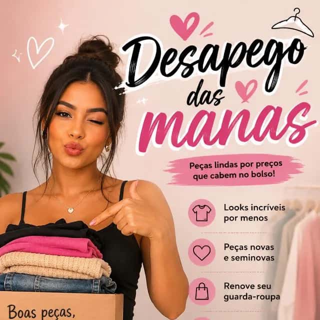 Desapegos Das Manas Novos e Usados — grupos de WhatsApp