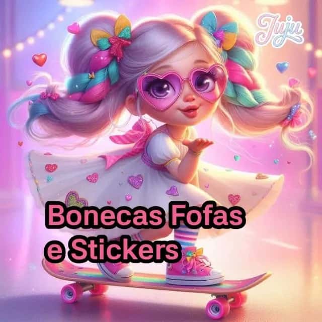 Bonecas Fofas e Stickers — grupos de WhatsApp