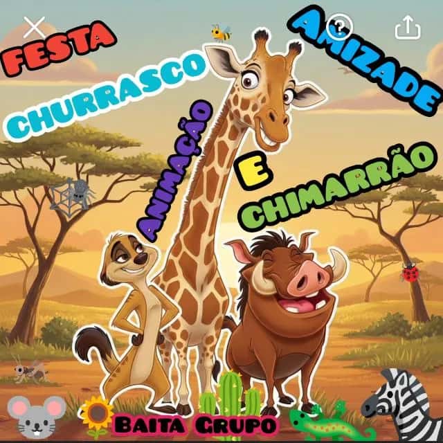 Festa Amizade Churrasco Chimarrão — grupos de WhatsApp