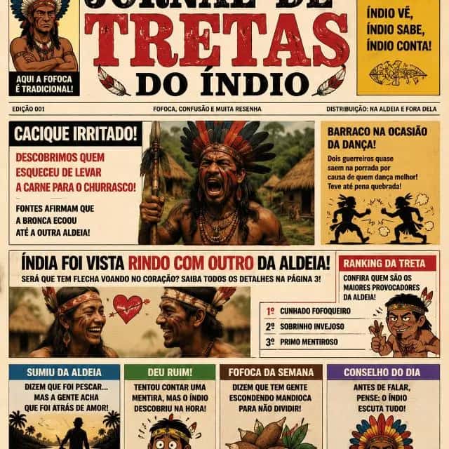Jornal Da Treta Do Indio Mizuk — grupos de WhatsApp