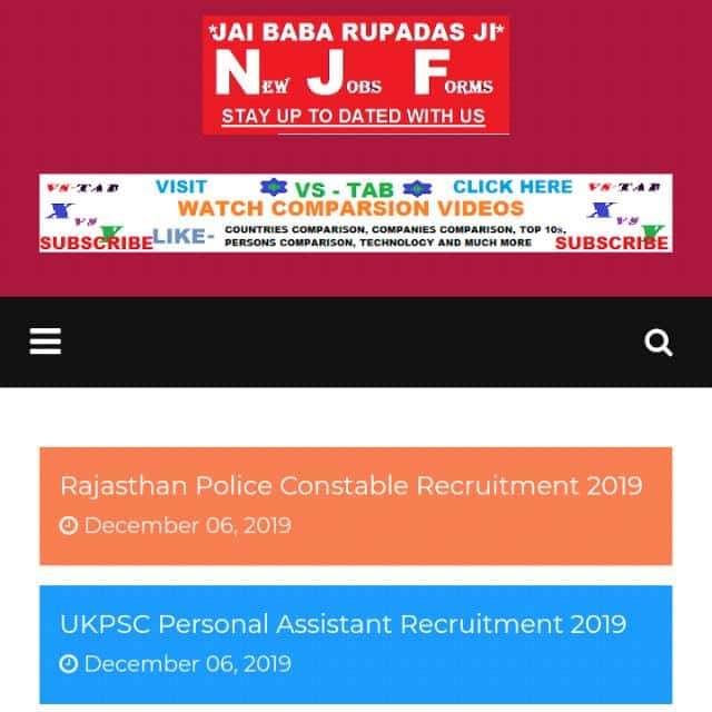 New Jobs Forms — WhatsApp groups