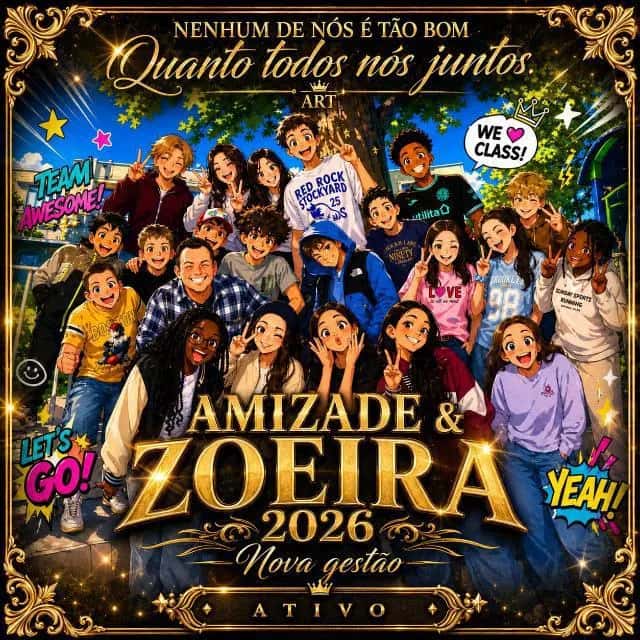 Amizade & Zueira 2026 Nova Gestão — grupos de WhatsApp