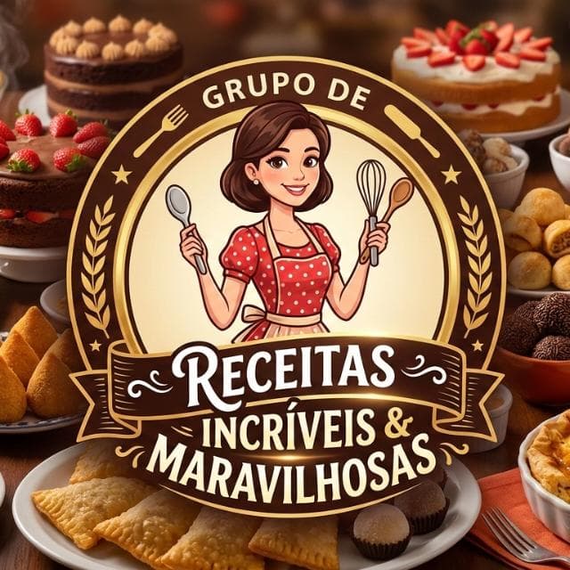 Receitas Incríveis e Maravilhosas — grupos de WhatsApp
