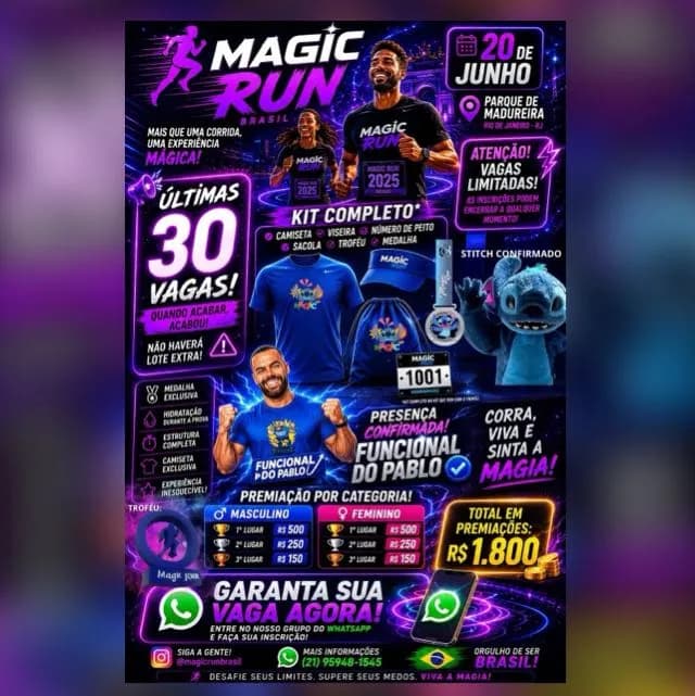 Magic Run - Parque de Madureira