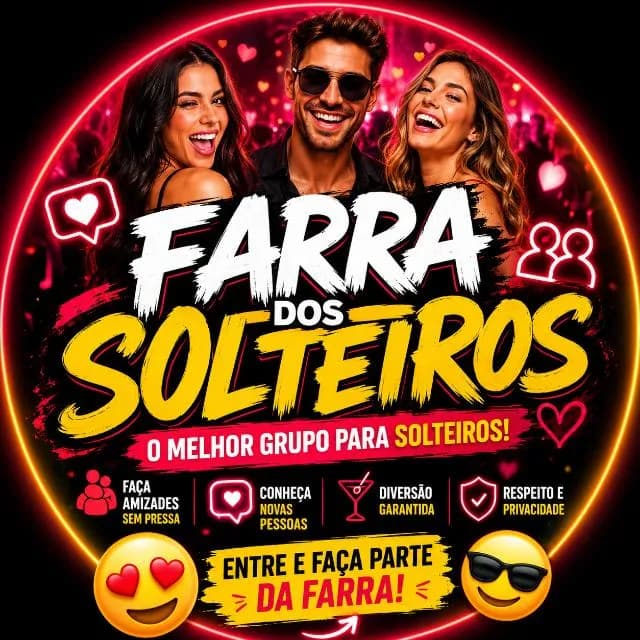 Farra dos solteiros 💥🔛