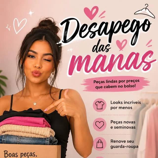 Desapegos Das Manas Novos e Usados