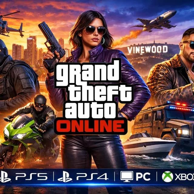 GTA V Online - PS5/PS4/Xbox Series E One/PC — grupos de WhatsApp
