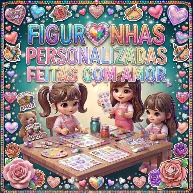 Figurinhas Personalizadas Feitas Com Amor