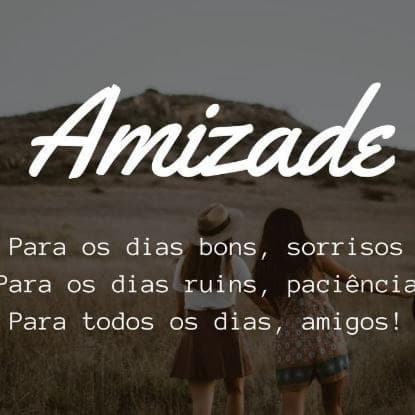 Amizades — grupos de WhatsApp