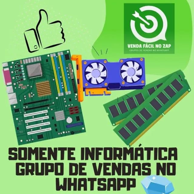 Somente Vendas Informática, TI e Peças De Computador CG MS - Venda Fácil No Zap