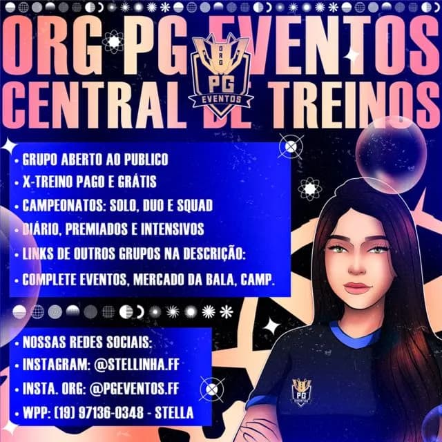 Central de Treinos PG — grupos de WhatsApp
