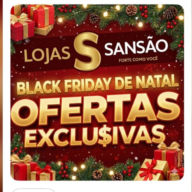 Lojas SANSAO Ofertas De Natal — grupos de WhatsApp