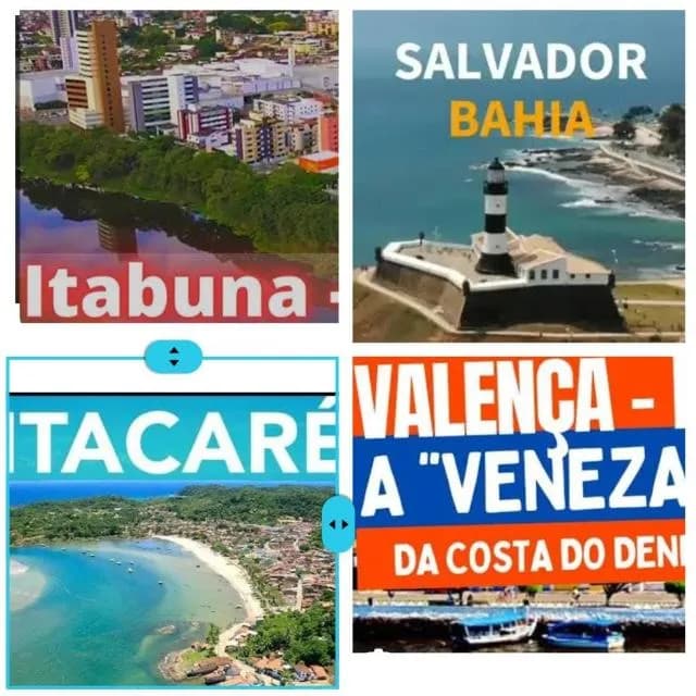 Itabuna, Itacare, Valença, Salvador