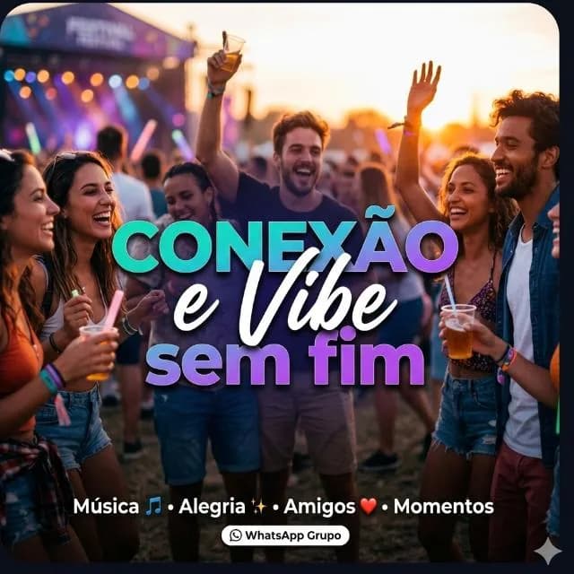 Conexão e Vibe Sem Fim — grupos de WhatsApp