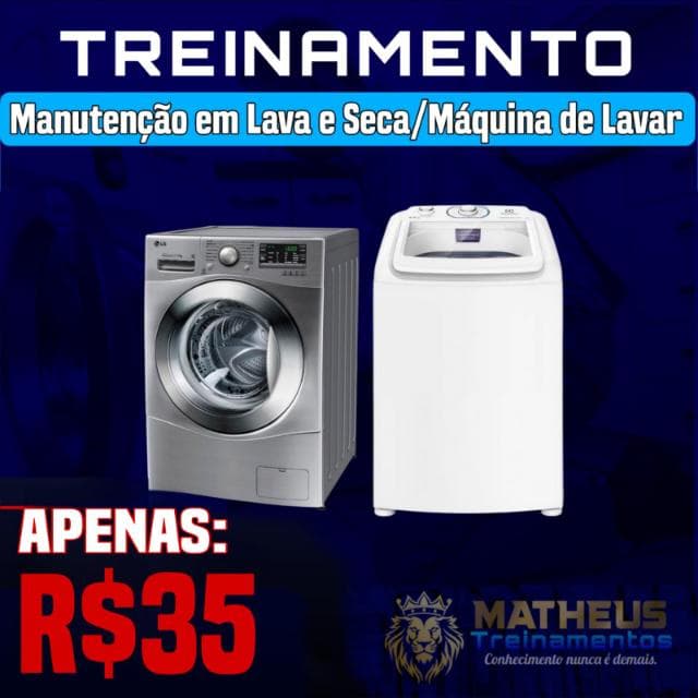 Treinamento de Manutenção Lava e Seca/Máquina de Lavar — grupos de WhatsApp