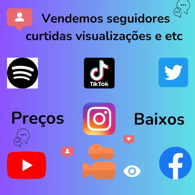3° Venda de Seguidores e Curtidas e Etc