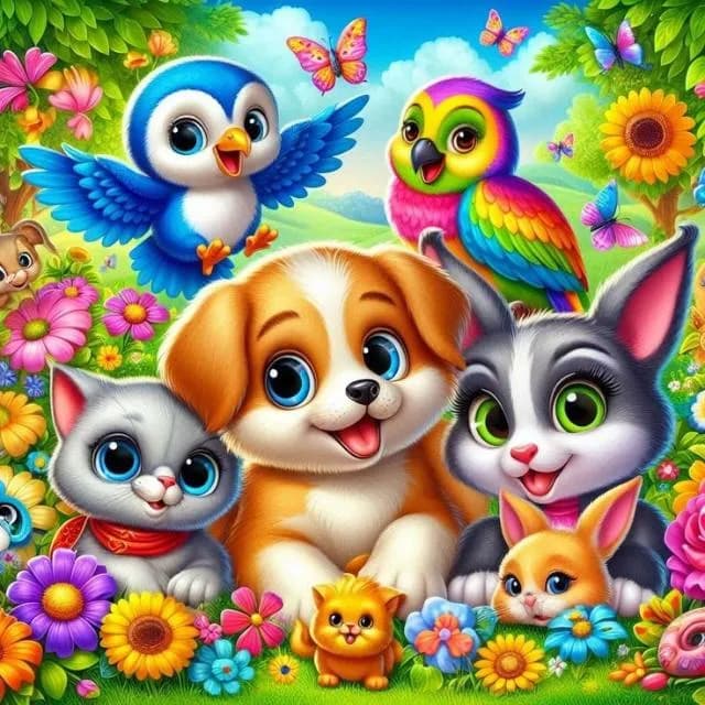 Figurinhas Animais Fofos