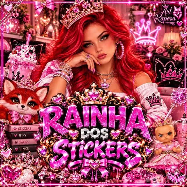 Rainha Dos Stickers — grupos de WhatsApp