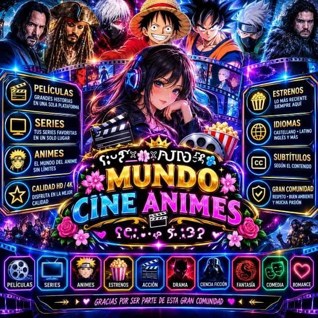 Cine Animes — grupos de WhatsApp