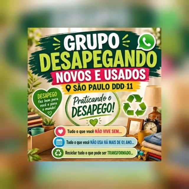 Desapegando Novos e Usados (011) — grupos de WhatsApp