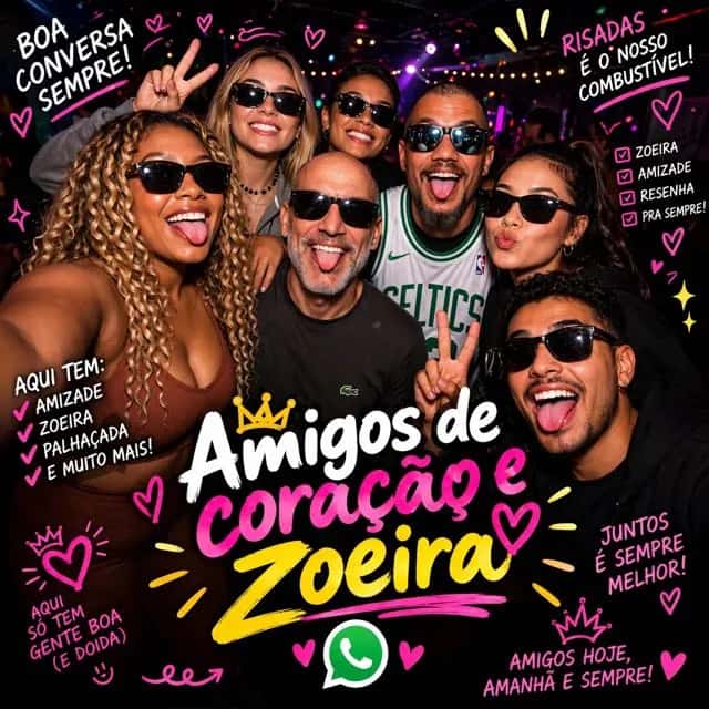 Amigos De Coração E Zoeira — grupos de WhatsApp